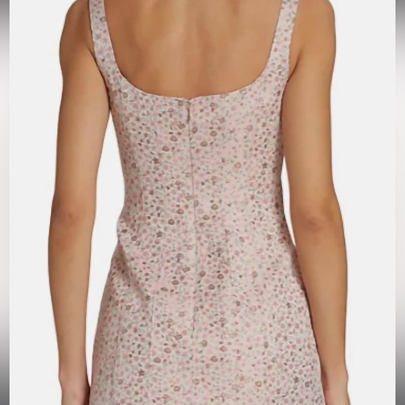 CINQ A SEPT Yazlyn Floral Dress In Pale Rose Multi 💕 - Picture 5 of 11